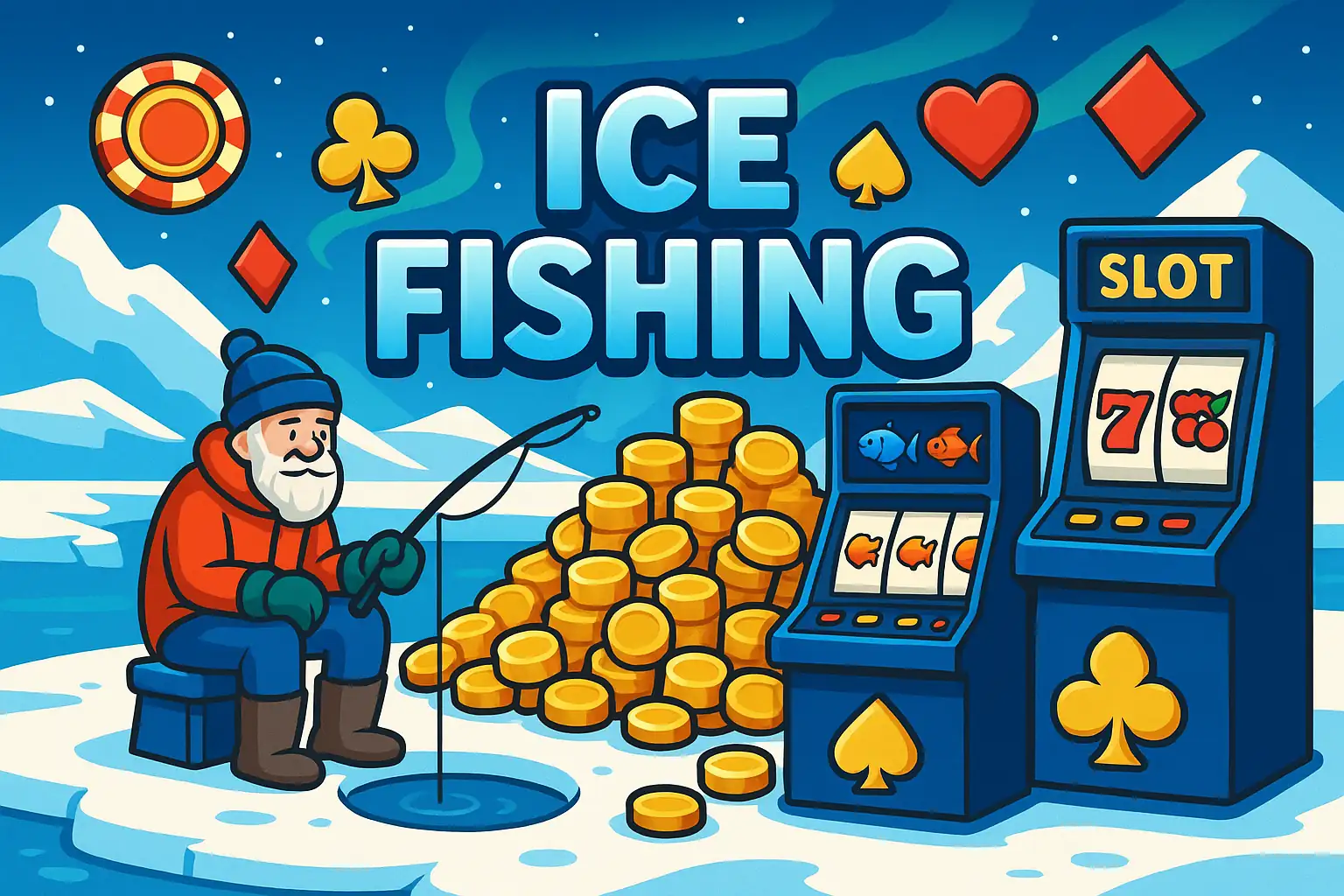 Ice Fishing Casino unterwegs spielen
